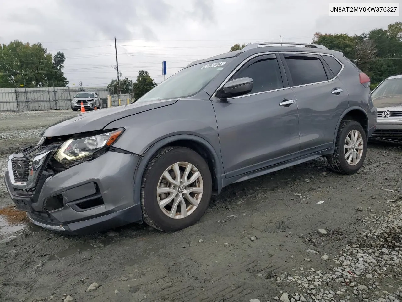 2019 Nissan Rogue S VIN: JN8AT2MV0KW376327 Lot: 72972644