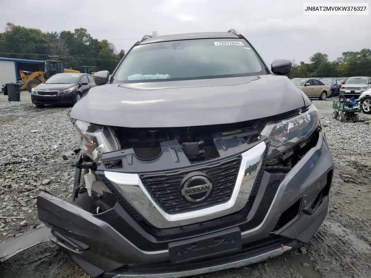 2019 Nissan Rogue S VIN: JN8AT2MV0KW376327 Lot: 72972644