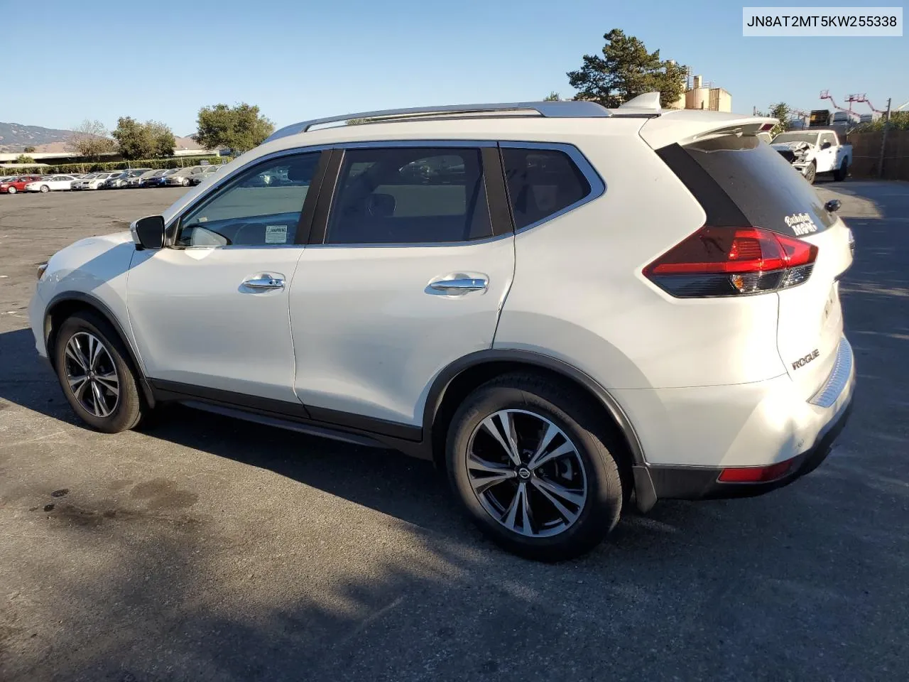 2019 Nissan Rogue S VIN: JN8AT2MT5KW255338 Lot: 72993924