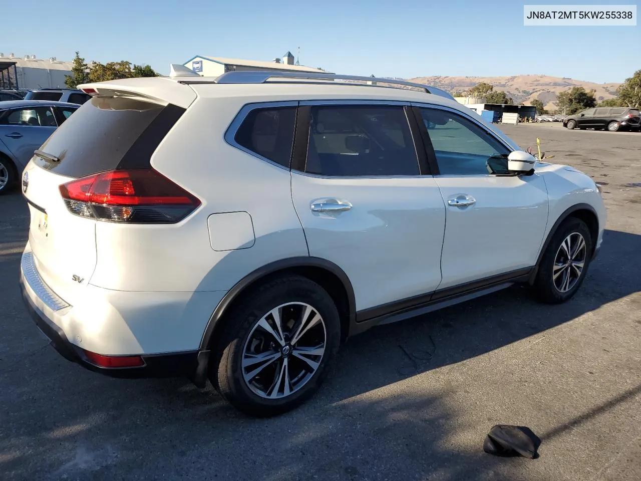 2019 Nissan Rogue S VIN: JN8AT2MT5KW255338 Lot: 72993924