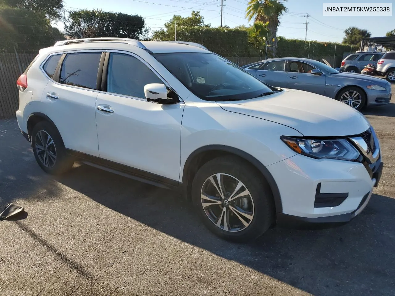 2019 Nissan Rogue S VIN: JN8AT2MT5KW255338 Lot: 72993924