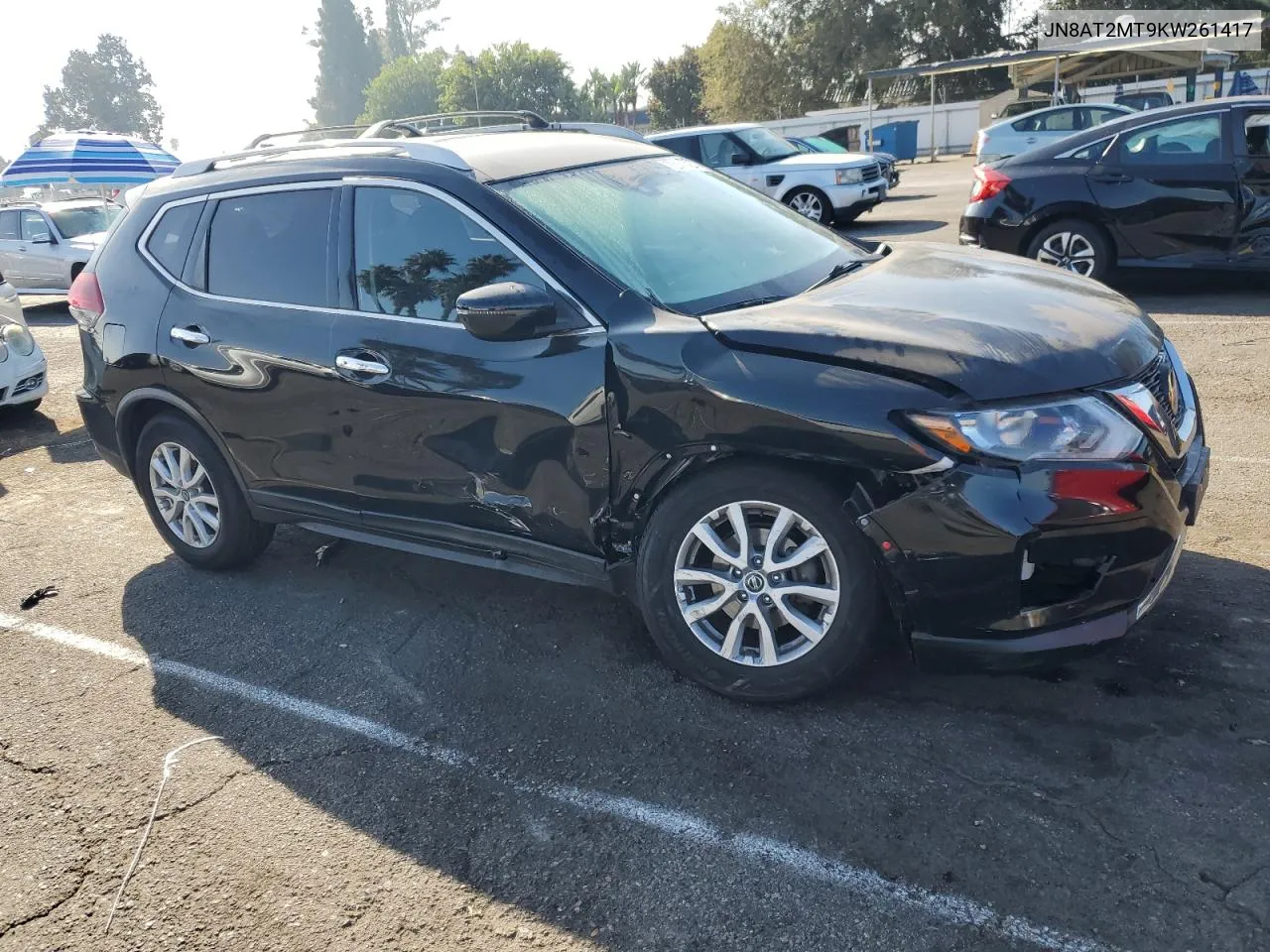 2019 Nissan Rogue S VIN: JN8AT2MT9KW261417 Lot: 73028434