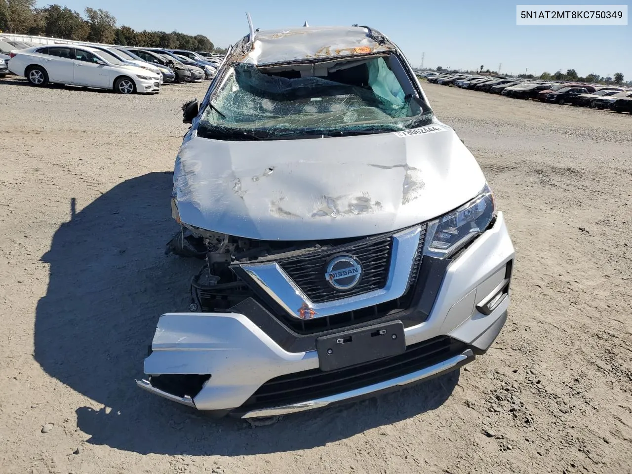 2019 Nissan Rogue S VIN: 5N1AT2MT8KC750349 Lot: 73062444