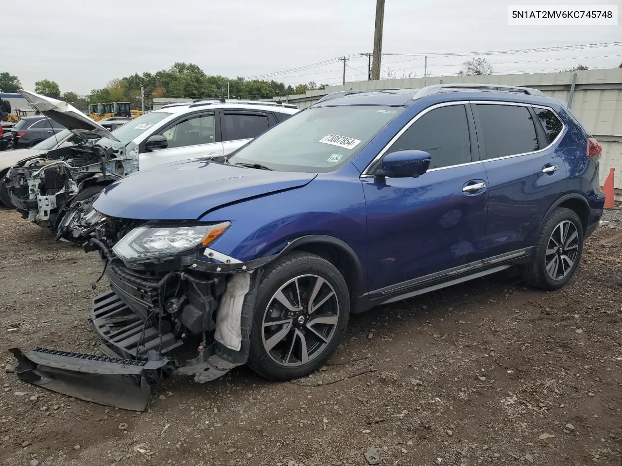 2019 Nissan Rogue S VIN: 5N1AT2MV6KC745748 Lot: 73087854