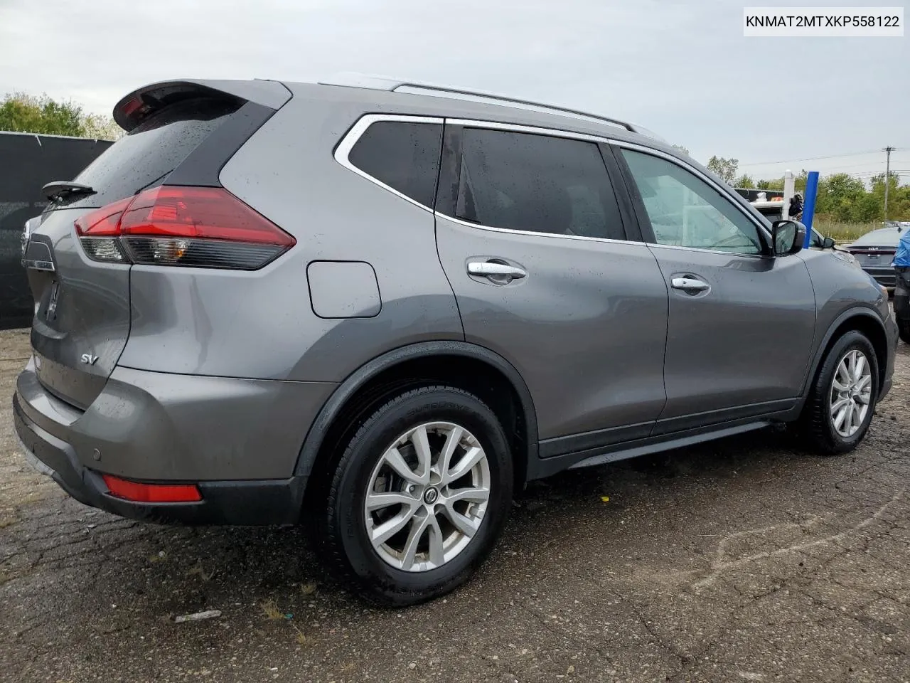 2019 Nissan Rogue S VIN: KNMAT2MTXKP558122 Lot: 73117744