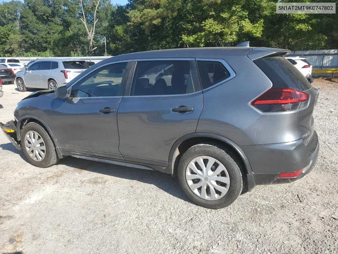 2019 Nissan Rogue S VIN: 5N1AT2MT9KC747802 Lot: 73123374