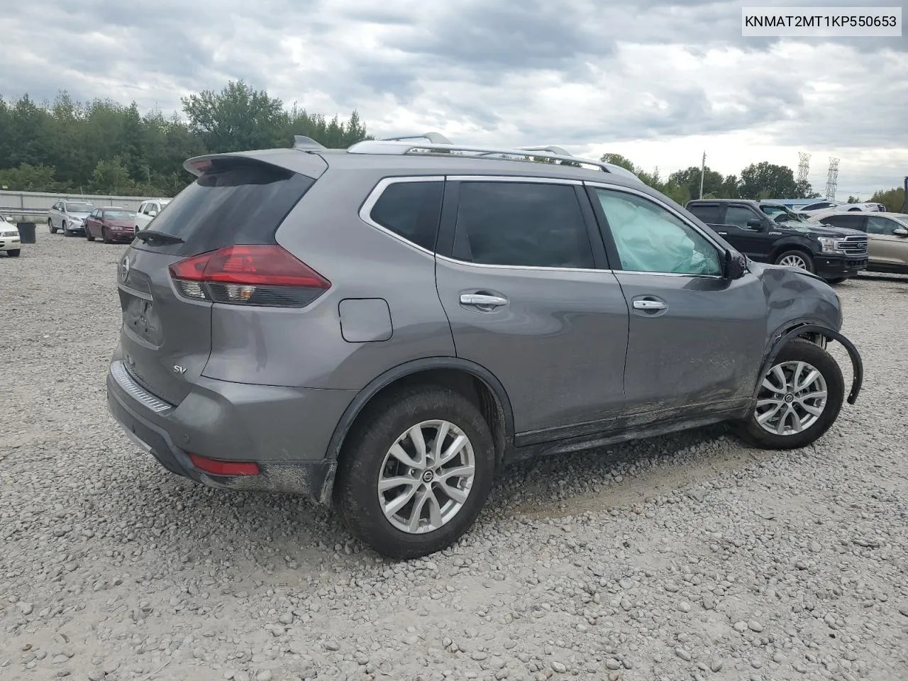 2019 Nissan Rogue S VIN: KNMAT2MT1KP550653 Lot: 73149314