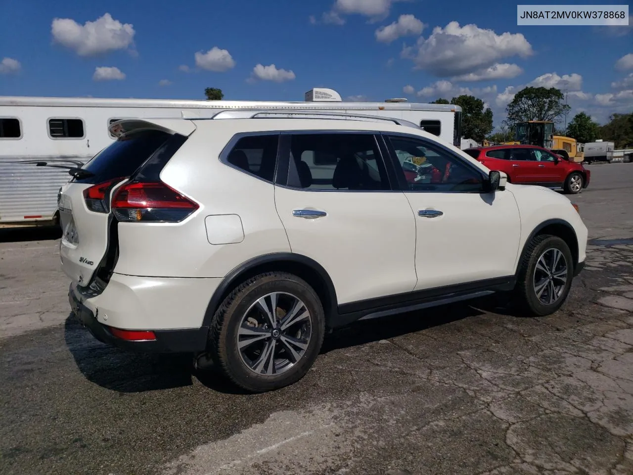 2019 Nissan Rogue S VIN: JN8AT2MV0KW378868 Lot: 73166214