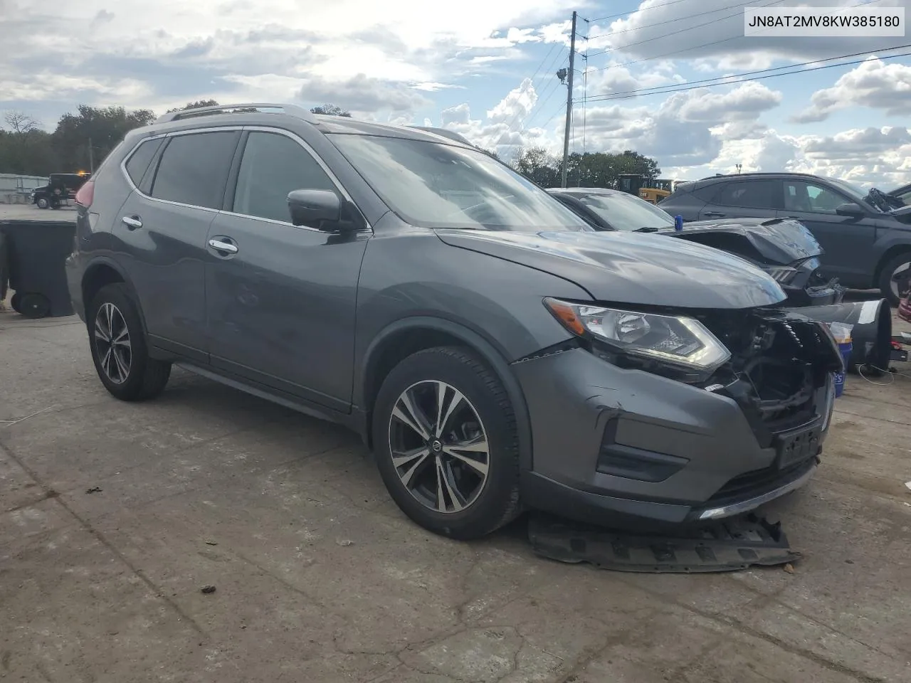 2019 Nissan Rogue S VIN: JN8AT2MV8KW385180 Lot: 73184974