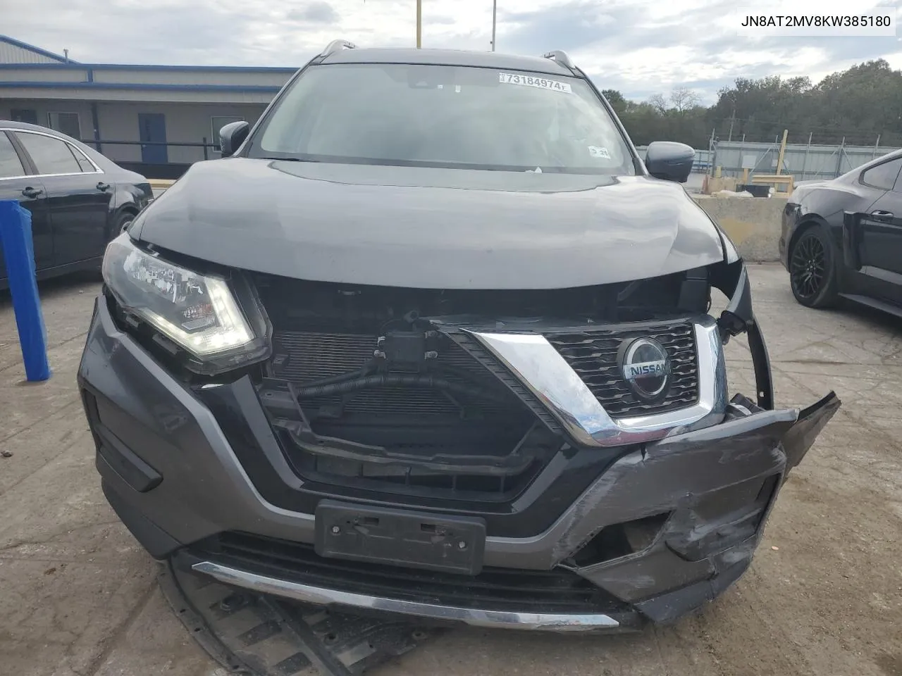 2019 Nissan Rogue S VIN: JN8AT2MV8KW385180 Lot: 73184974