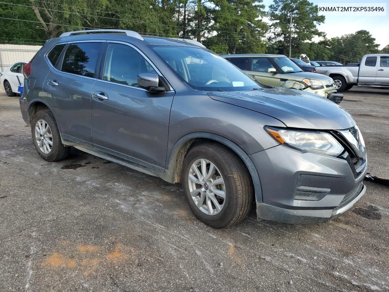 2019 Nissan Rogue S VIN: KNMAT2MT2KP535496 Lot: 73191524