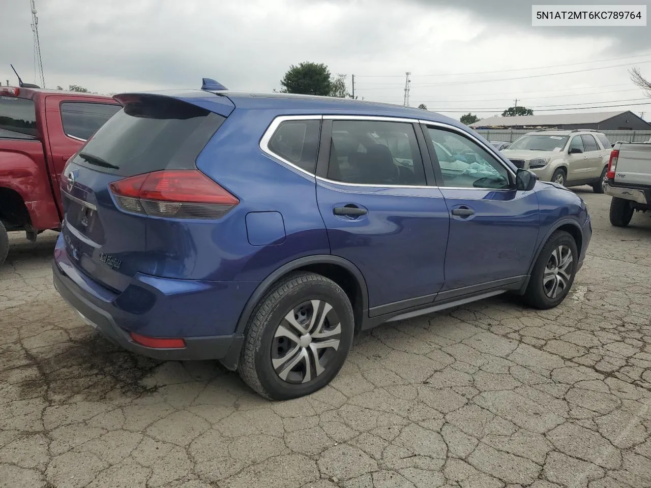 2019 Nissan Rogue S VIN: 5N1AT2MT6KC789764 Lot: 73224184