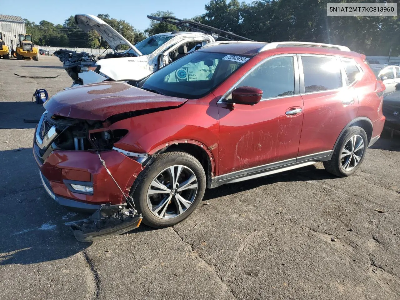 2019 Nissan Rogue S VIN: 5N1AT2MT7KC813960 Lot: 73303894