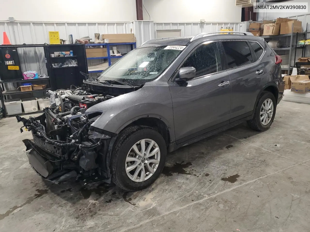 2019 Nissan Rogue S VIN: JN8AT2MV2KW390830 Lot: 73344224