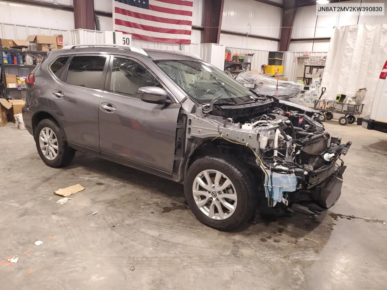 2019 Nissan Rogue S VIN: JN8AT2MV2KW390830 Lot: 73344224