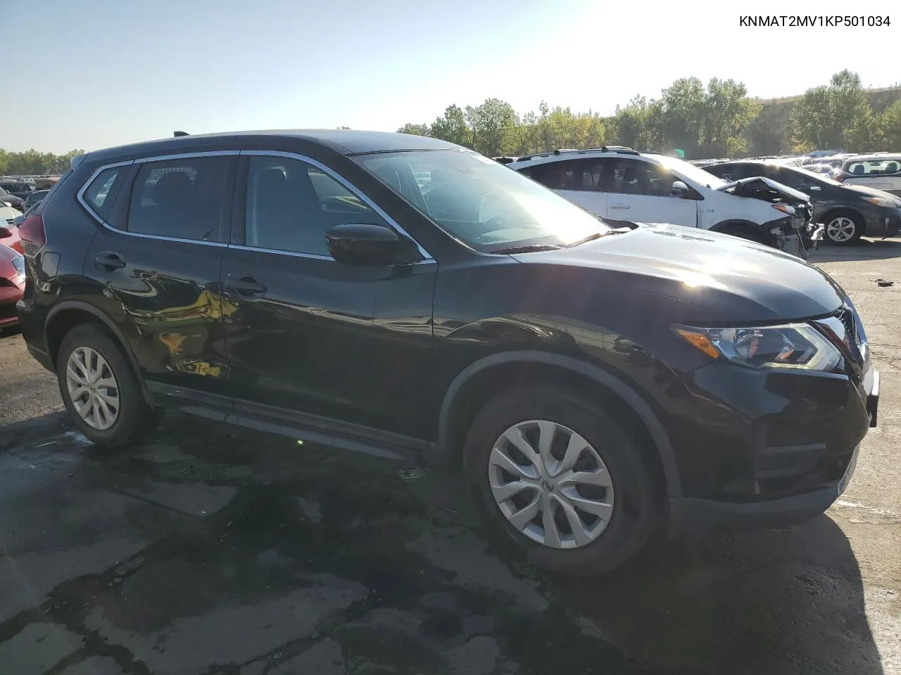 2019 Nissan Rogue S VIN: KNMAT2MV1KP501034 Lot: 73421684