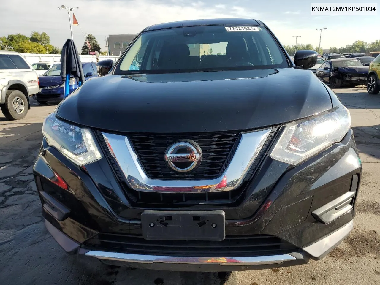 2019 Nissan Rogue S VIN: KNMAT2MV1KP501034 Lot: 73421684