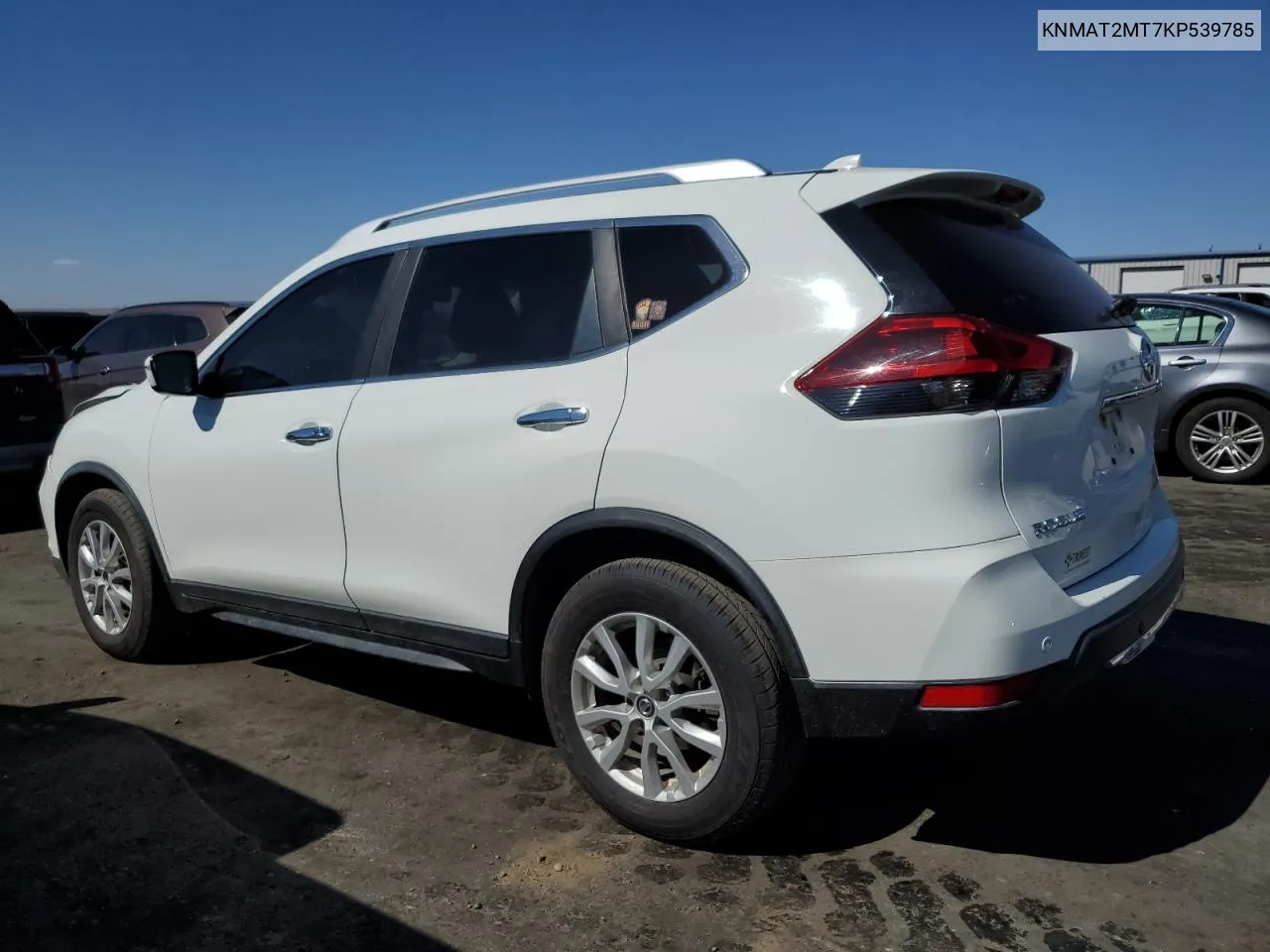 2019 Nissan Rogue S VIN: KNMAT2MT7KP539785 Lot: 73433264