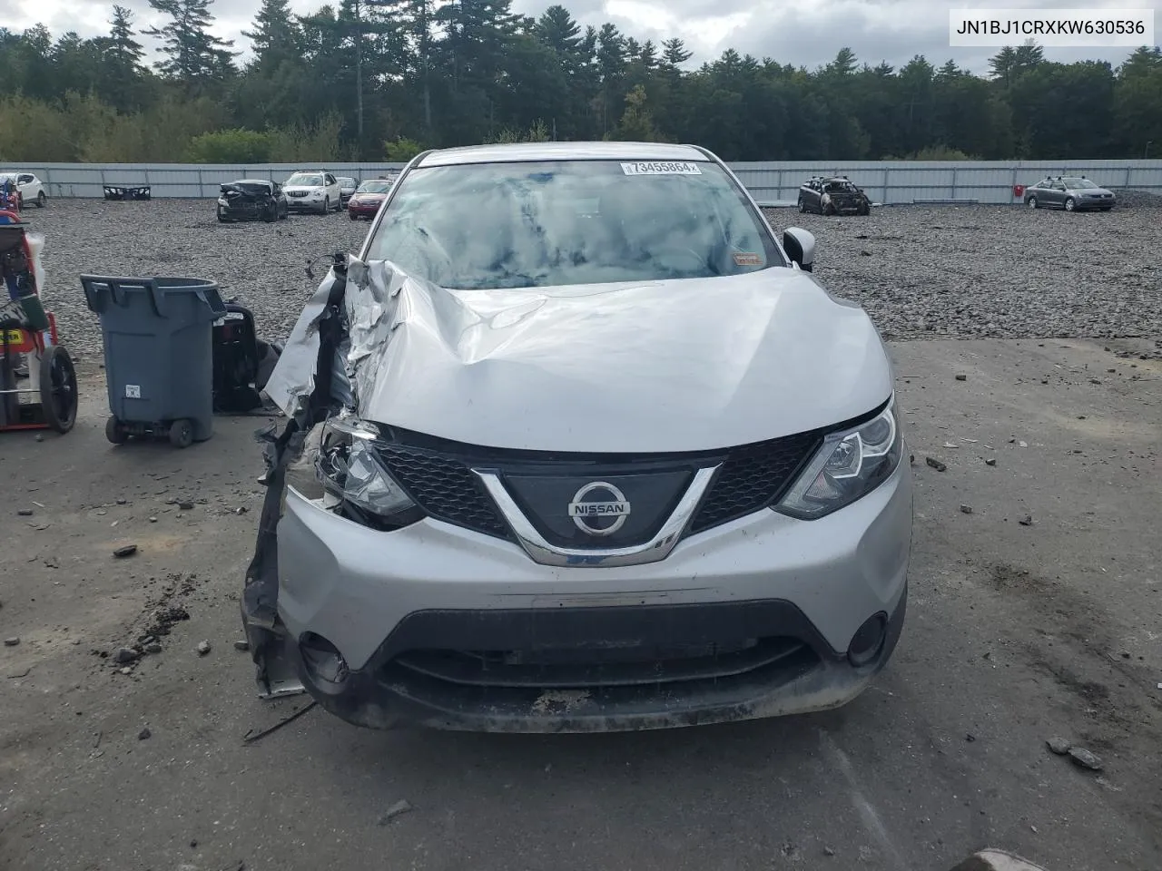 JN1BJ1CRXKW630536 2019 Nissan Rogue Sport S