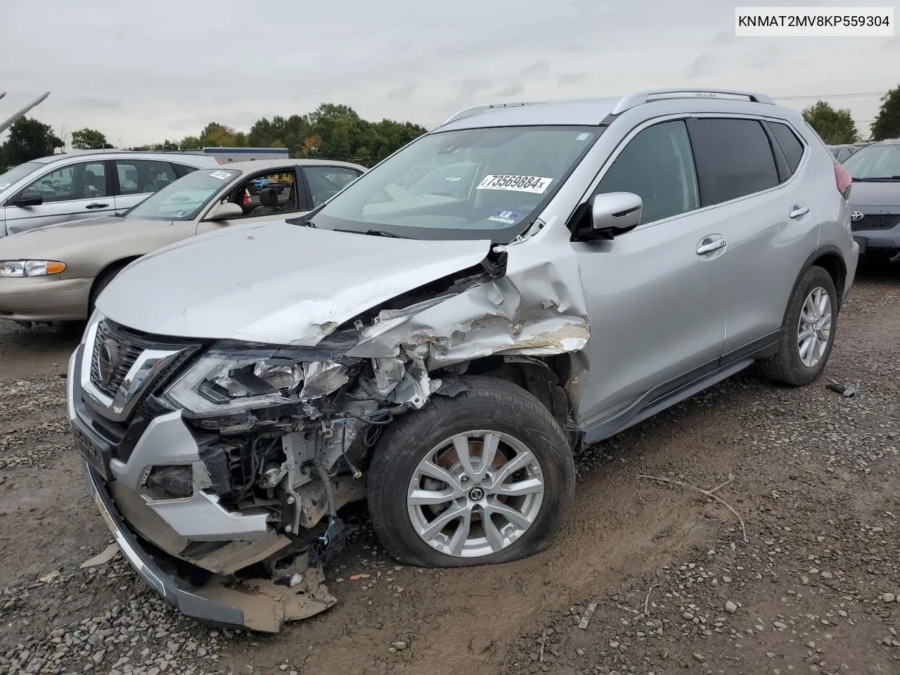 KNMAT2MV8KP559304 2019 Nissan Rogue S