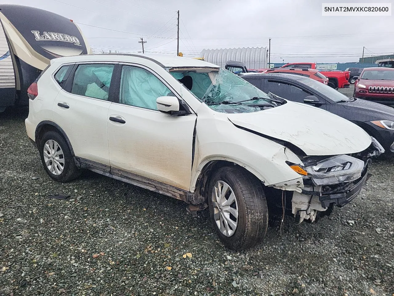 2019 Nissan Rogue S VIN: 5N1AT2MVXKC820600 Lot: 73629004