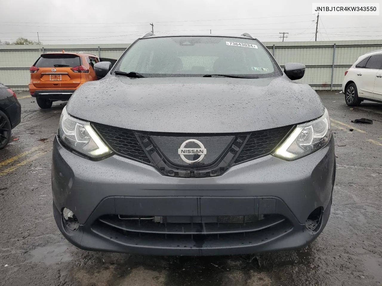 2019 Nissan Rogue Sport S VIN: JN1BJ1CR4KW343550 Lot: 73643034