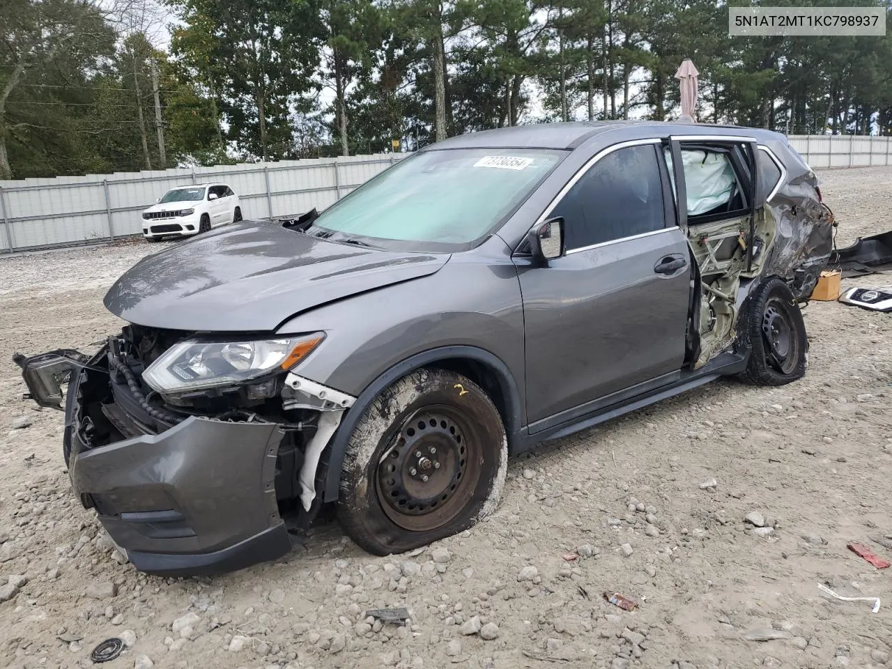 2019 Nissan Rogue S VIN: 5N1AT2MT1KC798937 Lot: 73730354