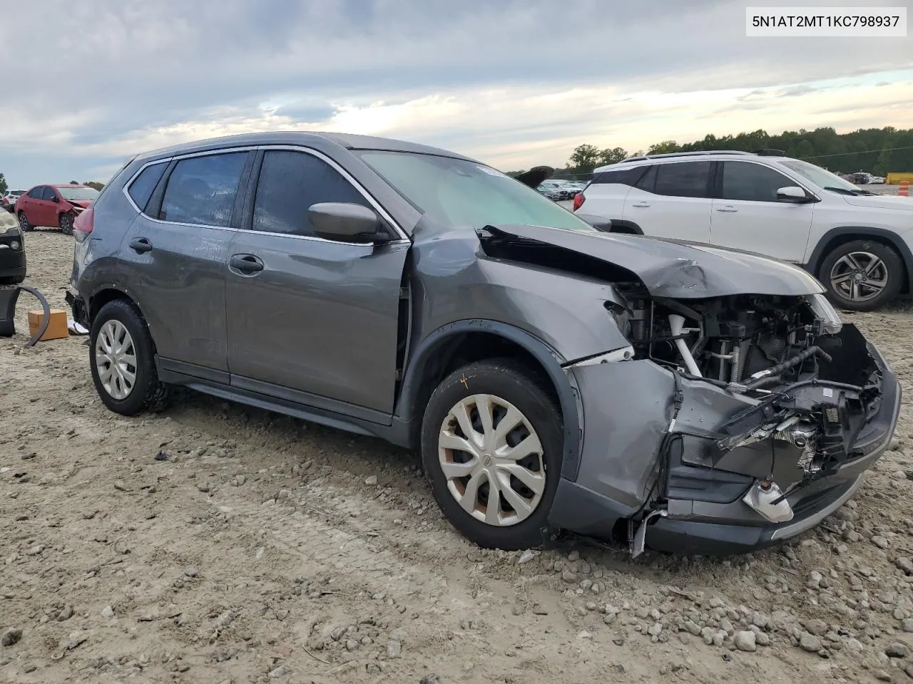 2019 Nissan Rogue S VIN: 5N1AT2MT1KC798937 Lot: 73730354