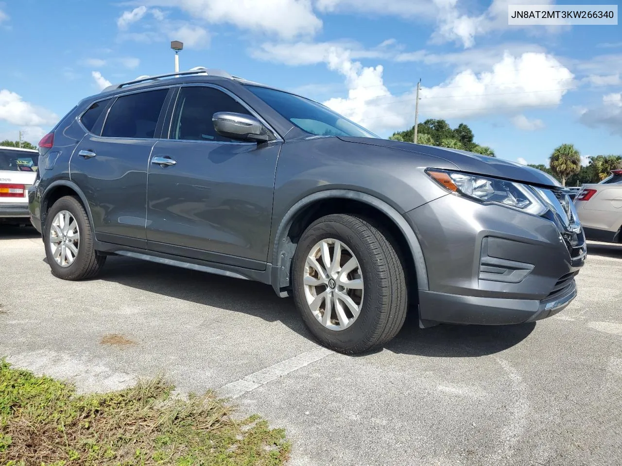 2019 Nissan Rogue S VIN: JN8AT2MT3KW266340 Lot: 74074124