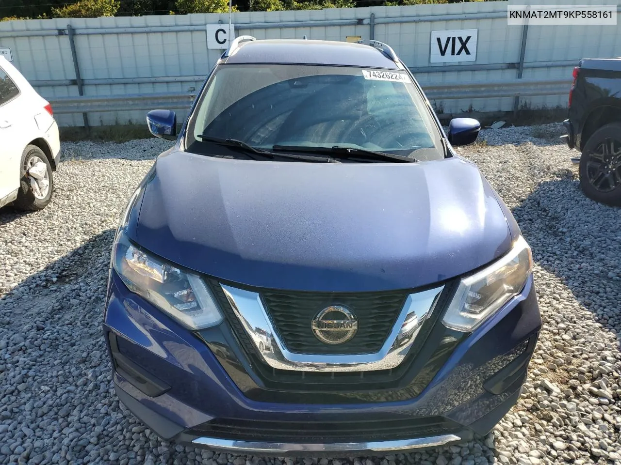 2019 Nissan Rogue S VIN: KNMAT2MT9KP558161 Lot: 74326224