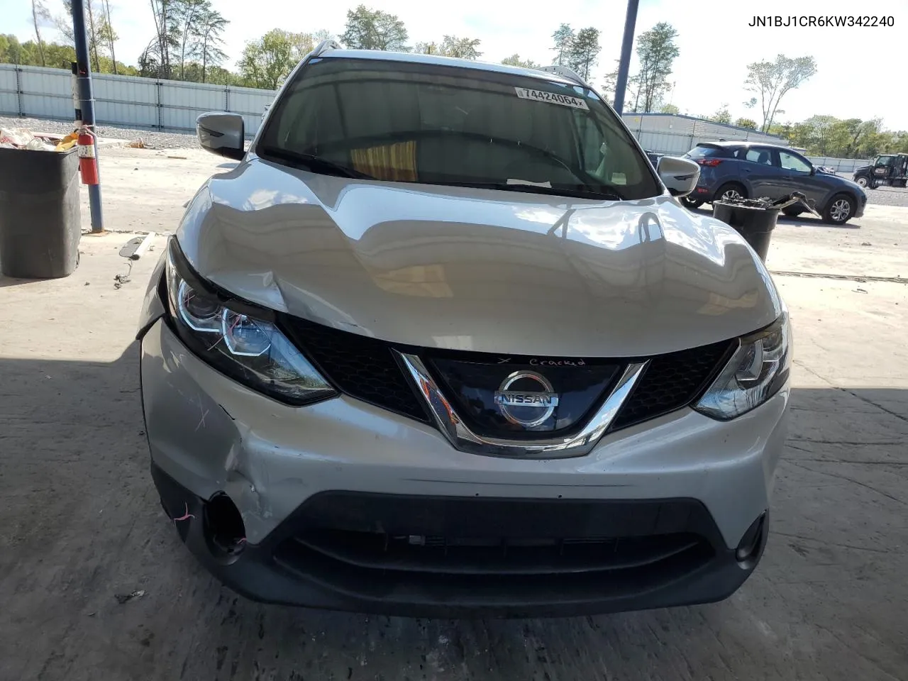 2019 Nissan Rogue Sport S VIN: JN1BJ1CR6KW342240 Lot: 74424064