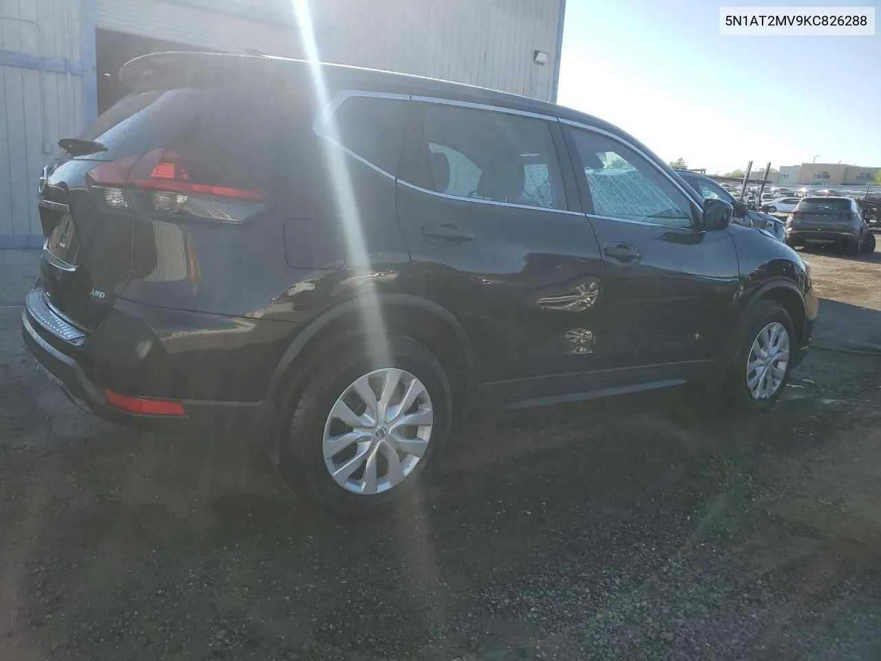 2019 Nissan Rogue S VIN: 5N1AT2MV9KC826288 Lot: 74522524