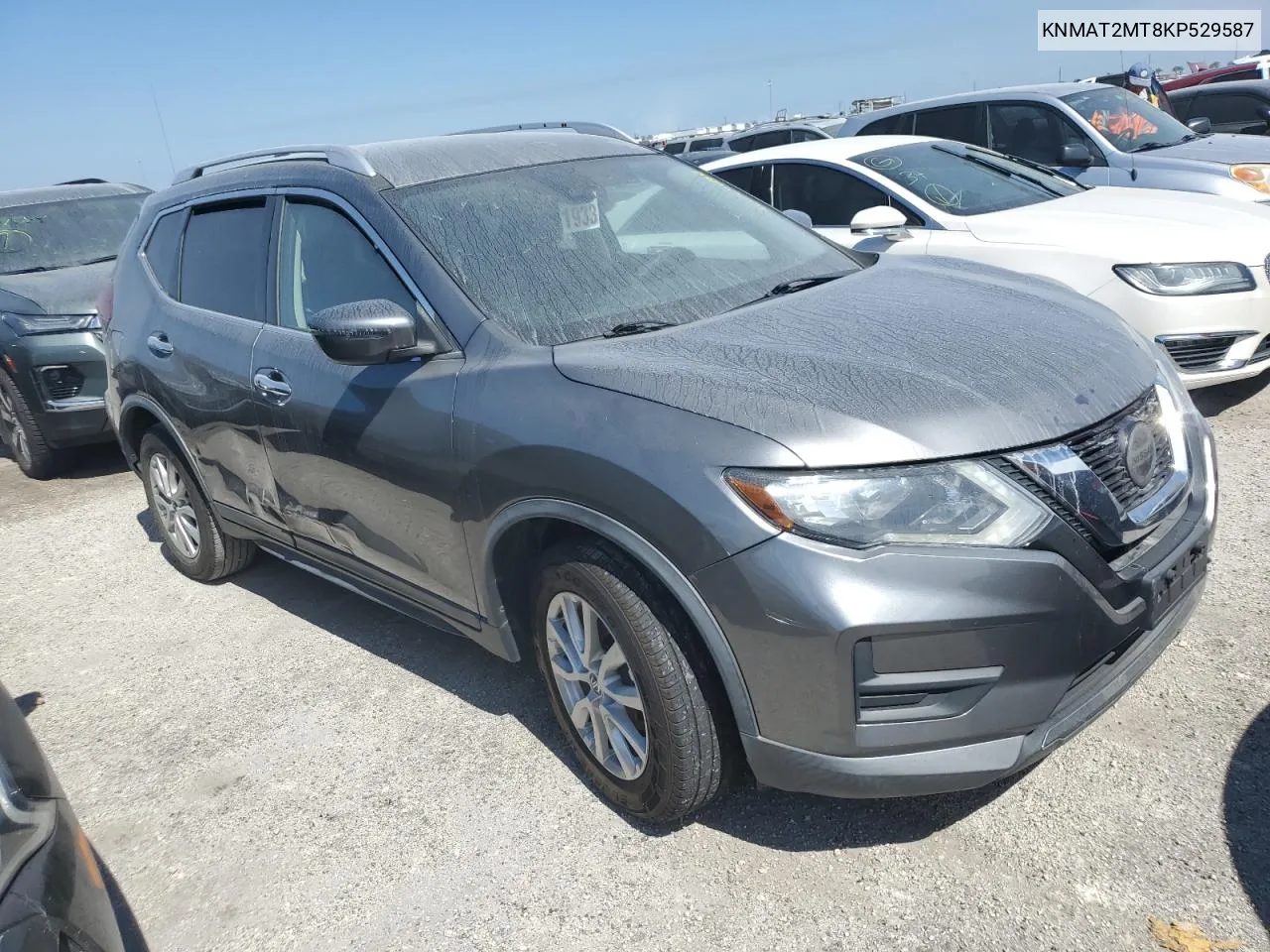 2019 Nissan Rogue S VIN: KNMAT2MT8KP529587 Lot: 74541434