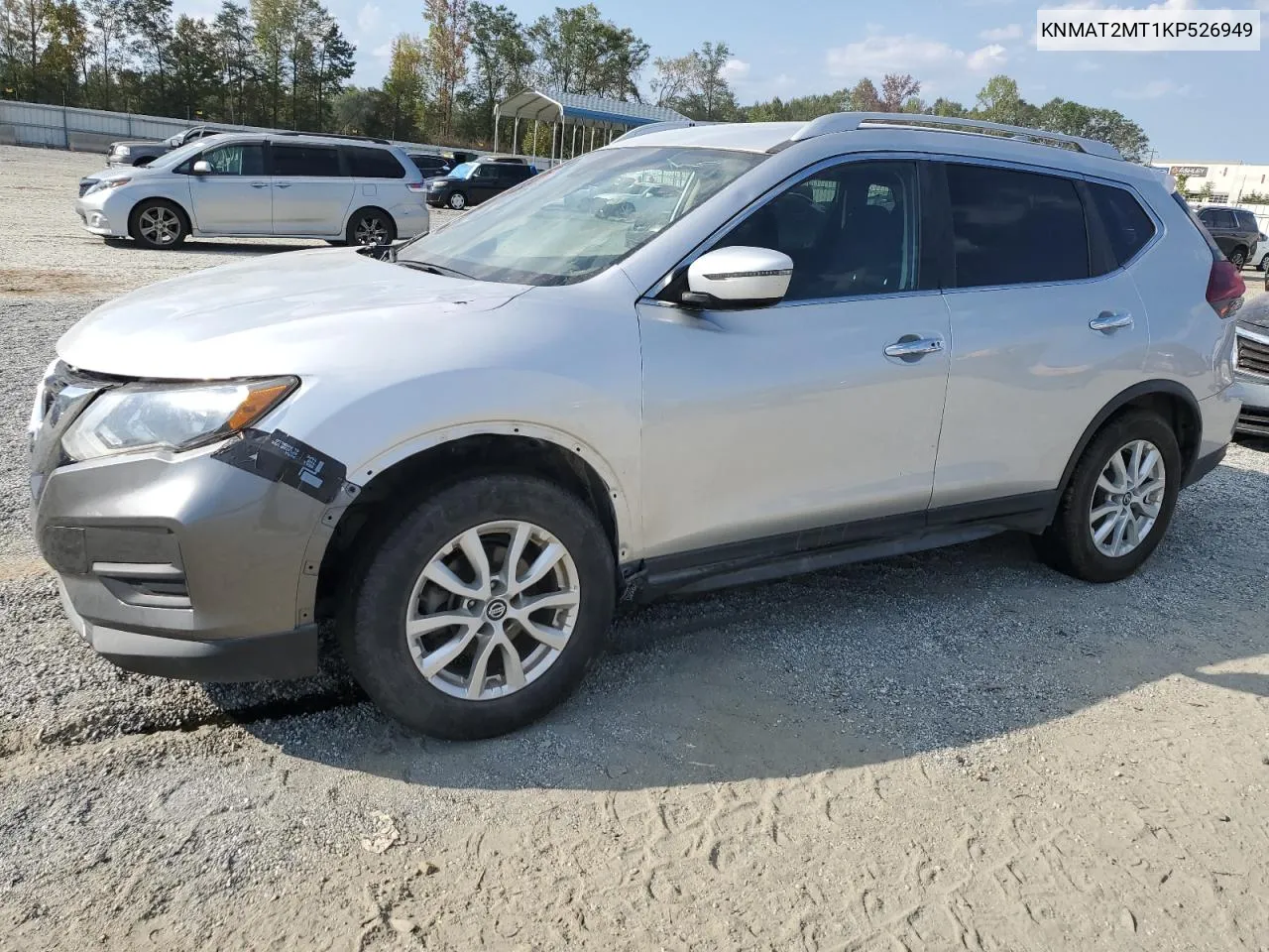 2019 Nissan Rogue S VIN: KNMAT2MT1KP526949 Lot: 75256804