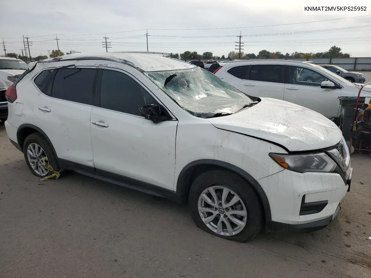 2019 Nissan Rogue S VIN: KNMAT2MV5KP525952 Lot: 75321734