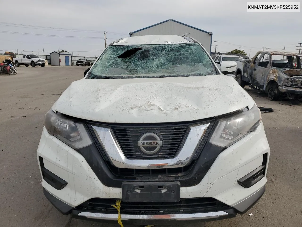 2019 Nissan Rogue S VIN: KNMAT2MV5KP525952 Lot: 75321734