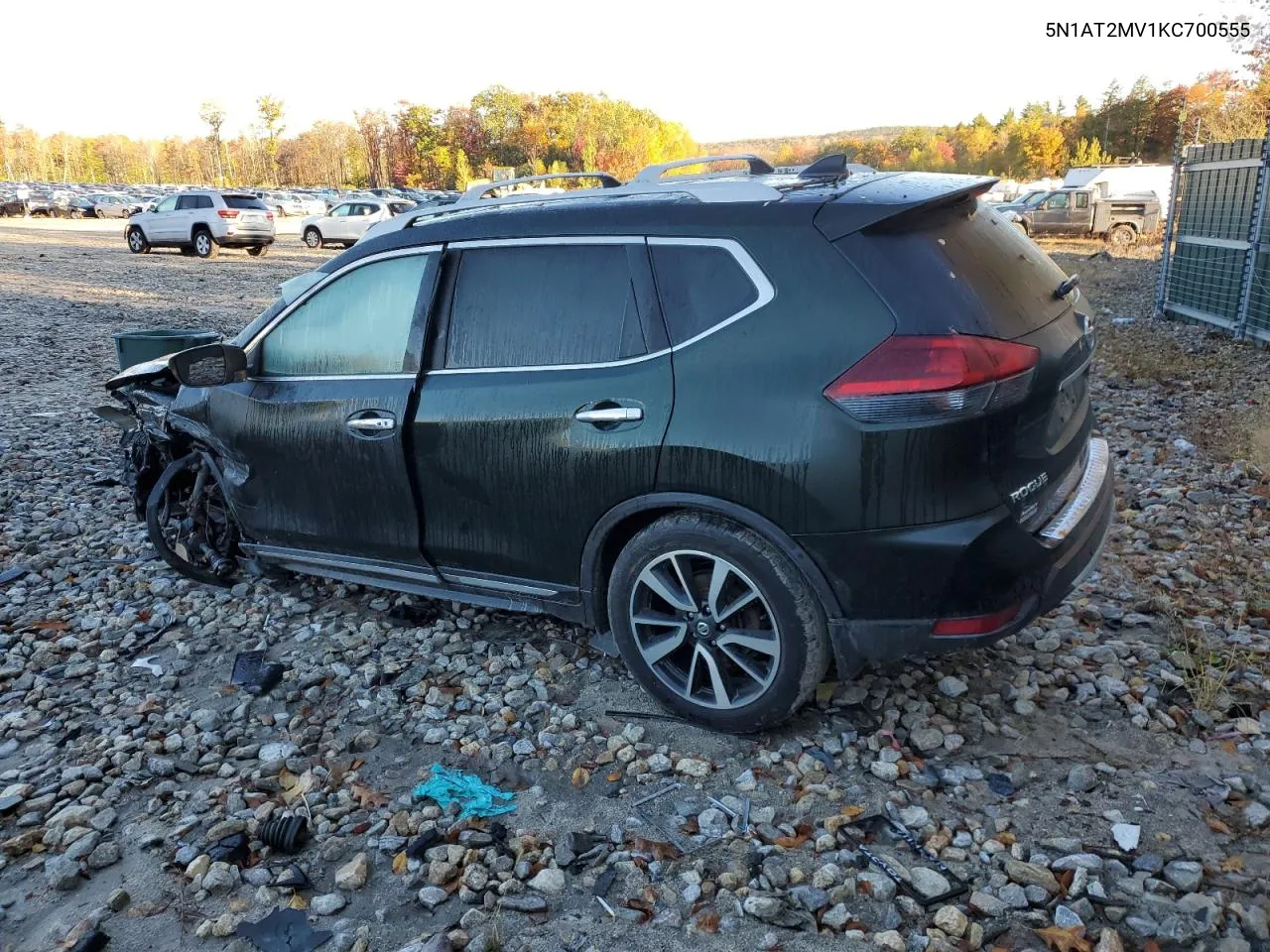 2019 Nissan Rogue S VIN: 5N1AT2MV1KC700555 Lot: 75431954