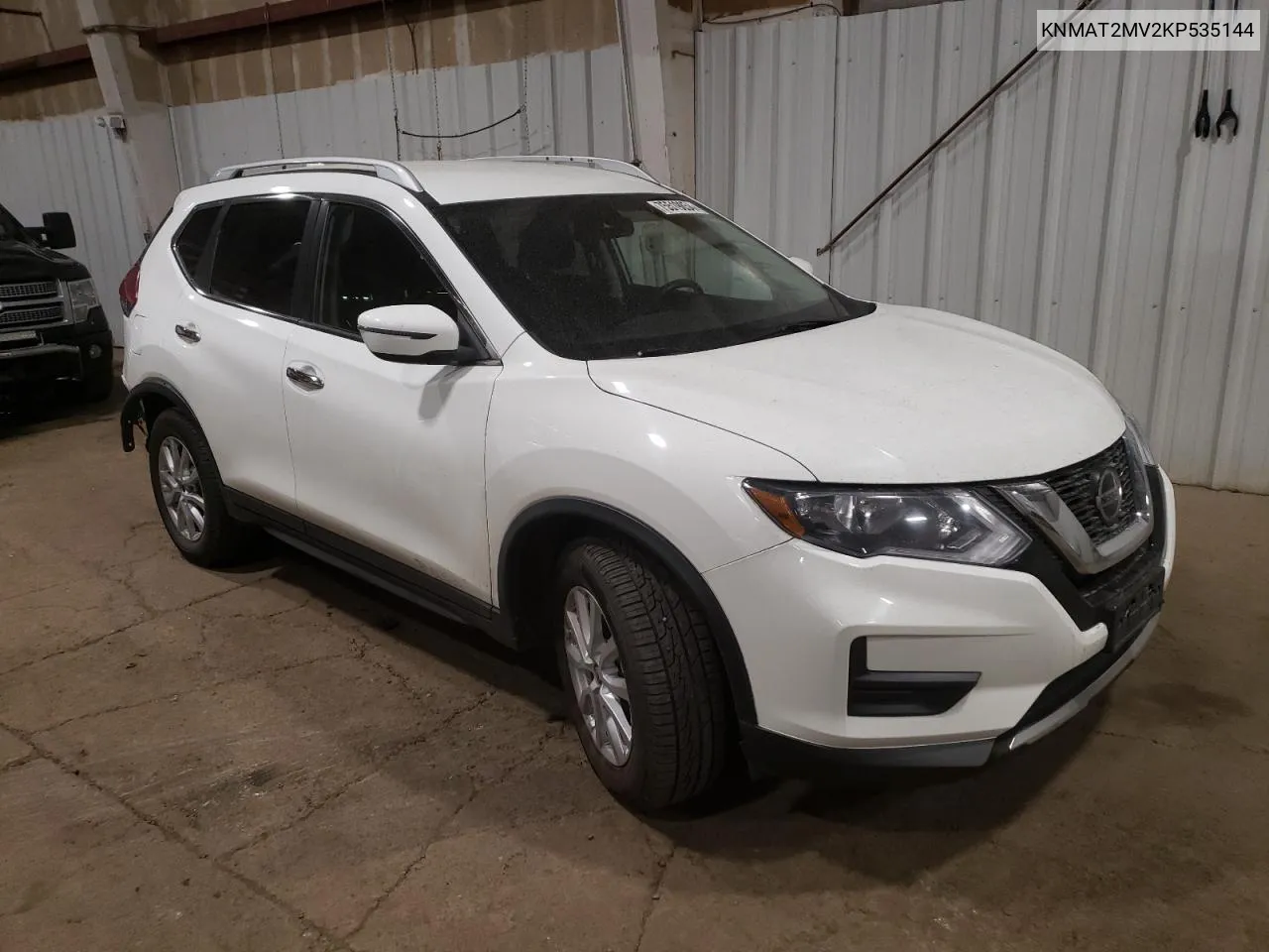 2019 Nissan Rogue S VIN: KNMAT2MV2KP535144 Lot: 75519854