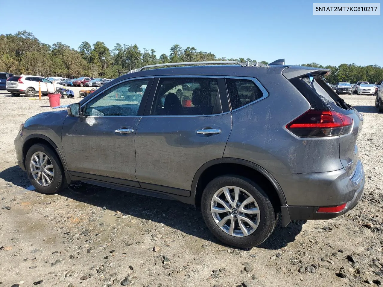 2019 Nissan Rogue S VIN: 5N1AT2MT7KC810217 Lot: 75905144