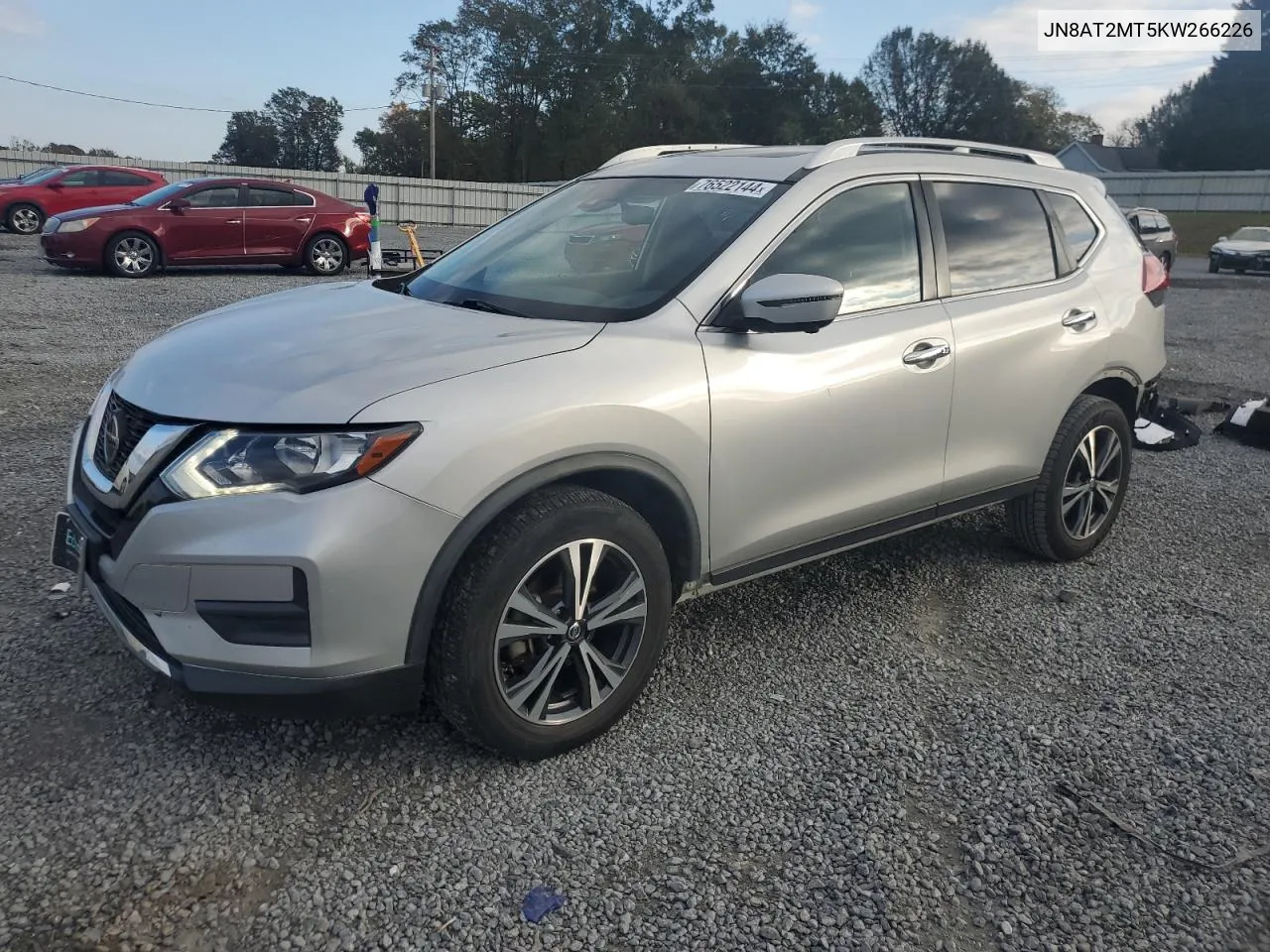 2019 Nissan Rogue S VIN: JN8AT2MT5KW266226 Lot: 76522144