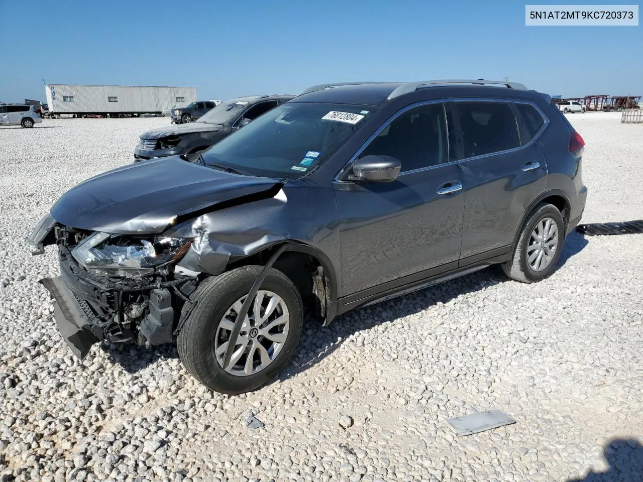 2019 Nissan Rogue S VIN: 5N1AT2MT9KC720373 Lot: 76812804