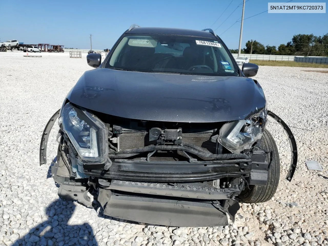 2019 Nissan Rogue S VIN: 5N1AT2MT9KC720373 Lot: 76812804