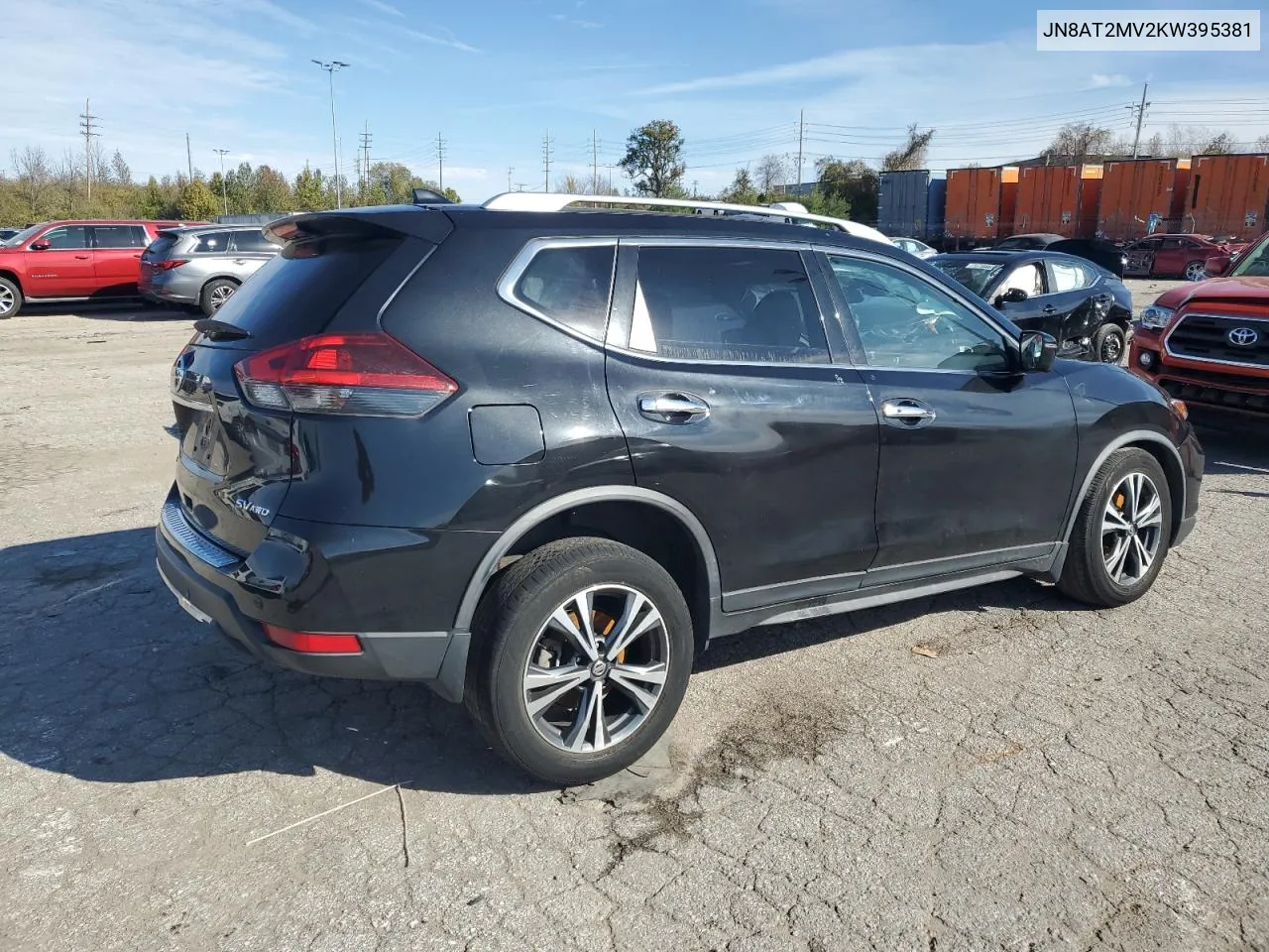 2019 Nissan Rogue S VIN: JN8AT2MV2KW395381 Lot: 76830014