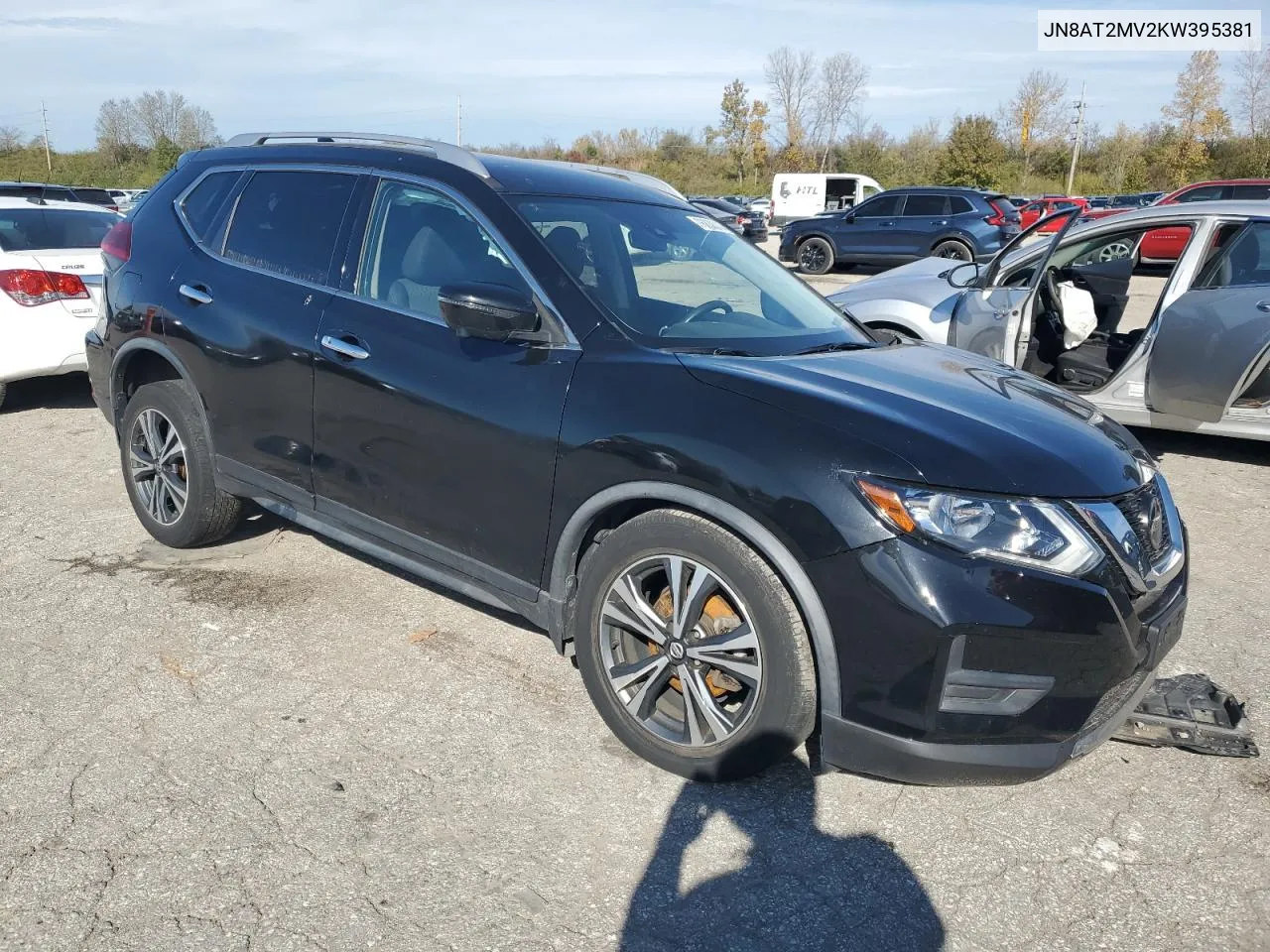 2019 Nissan Rogue S VIN: JN8AT2MV2KW395381 Lot: 76830014