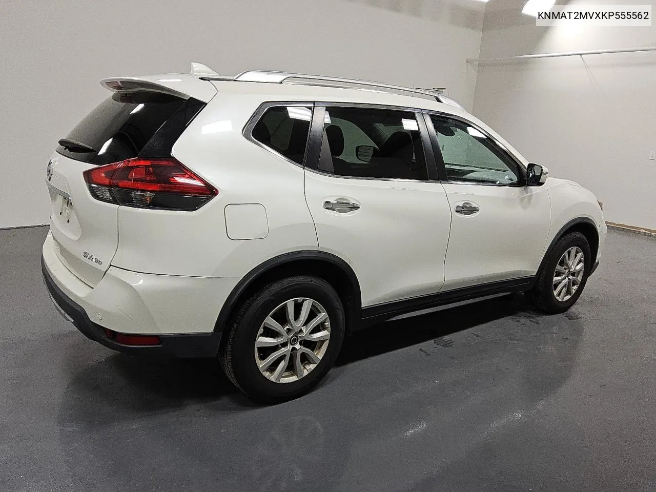 2019 Nissan Rogue S VIN: KNMAT2MVXKP555562 Lot: 77439424