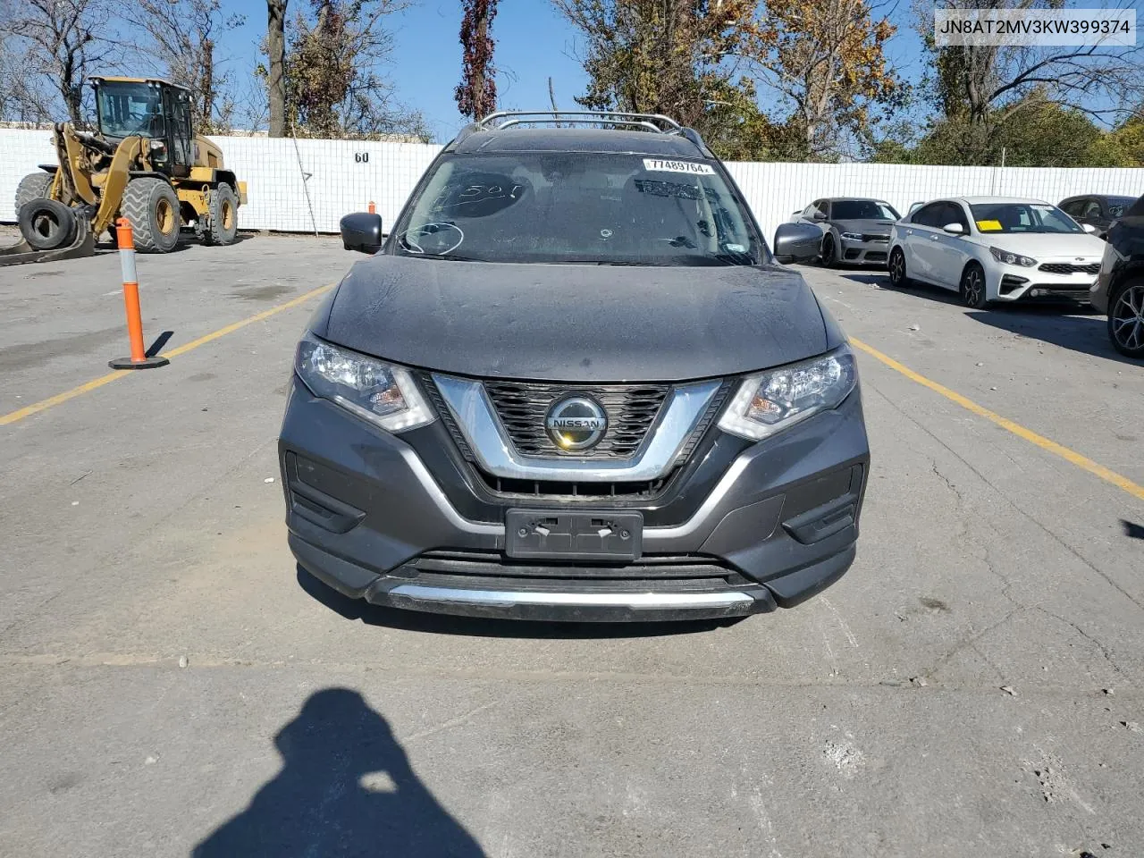 2019 Nissan Rogue S VIN: JN8AT2MV3KW399374 Lot: 77489764