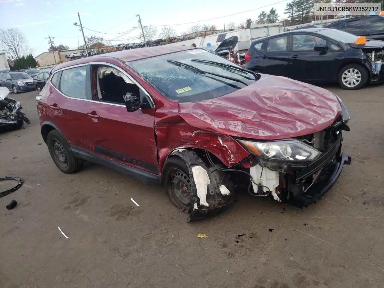 2019 Nissan Rogue Sport S VIN: JN1BJ1CR5KW352712 Lot: 77586084