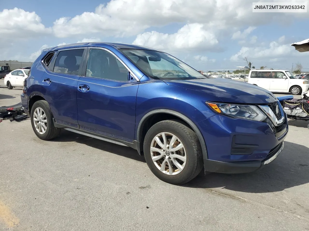 2019 Nissan Rogue S VIN: JN8AT2MT3KW263342 Lot: 78055094