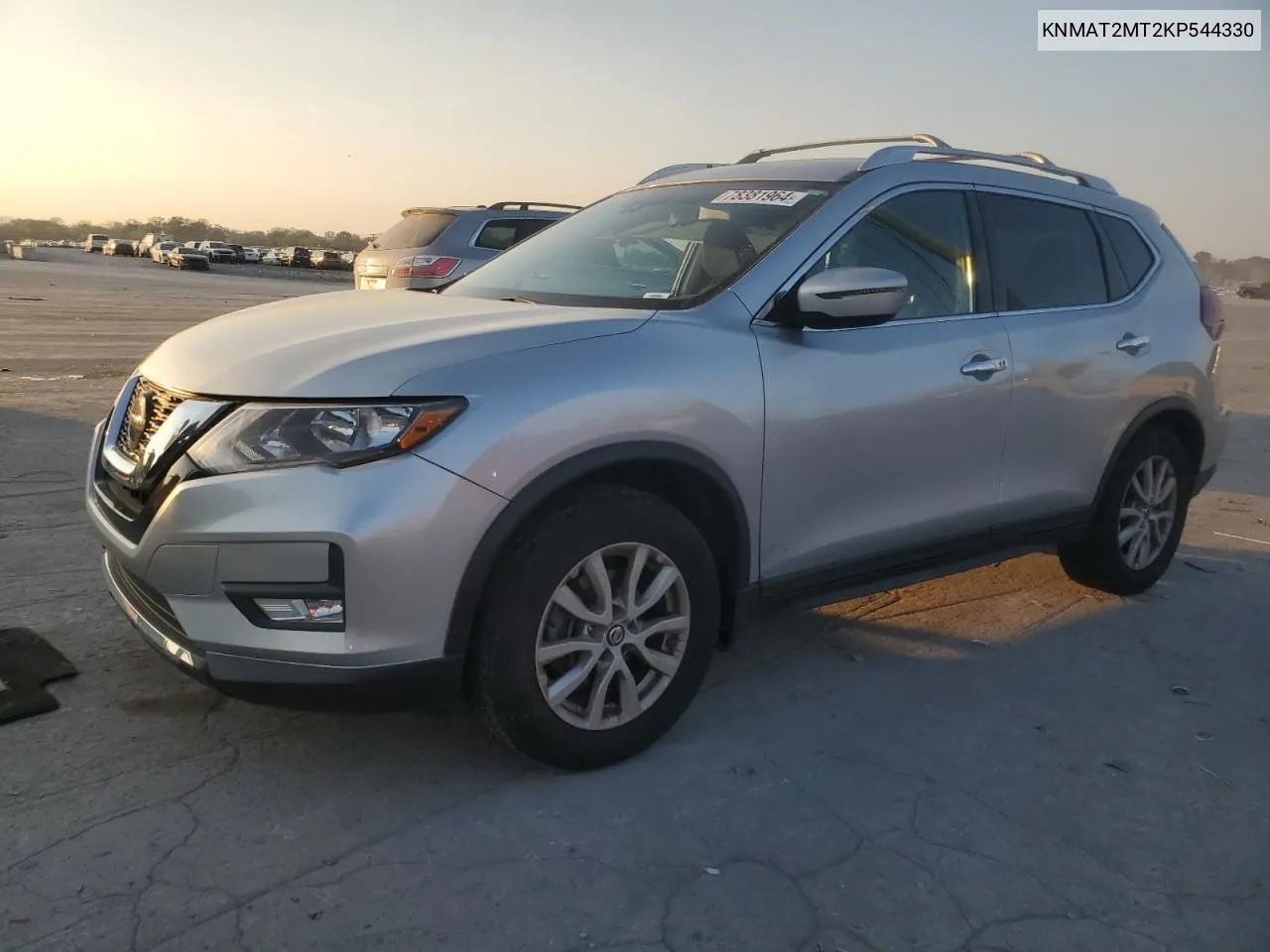 2019 Nissan Rogue S VIN: KNMAT2MT2KP544330 Lot: 78381964