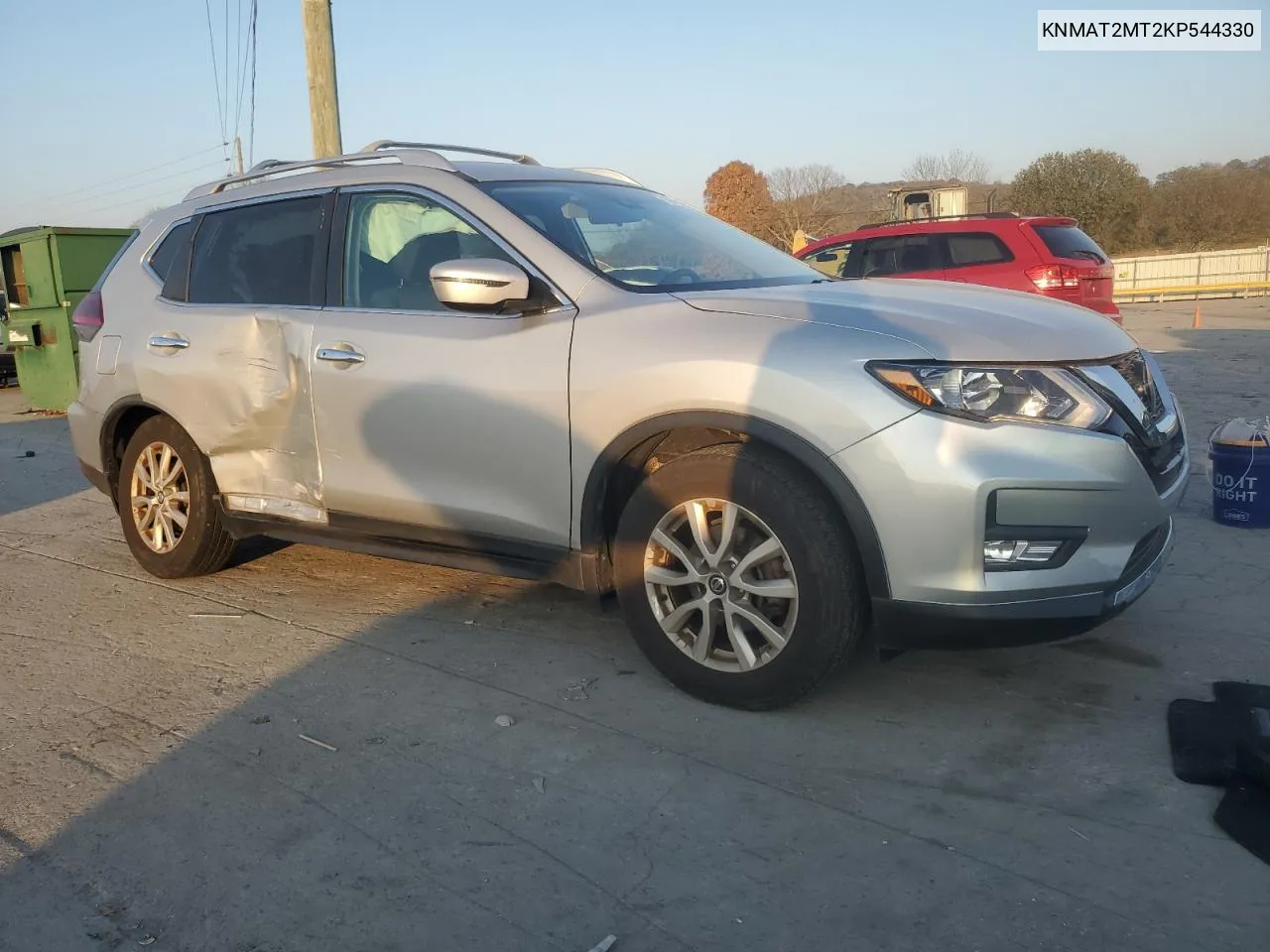 2019 Nissan Rogue S VIN: KNMAT2MT2KP544330 Lot: 78381964